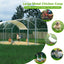 Large Chicken Coop Metal Chicken Run with Waterproof and Anti-UV Cover, Dome Shaped Walk-in Fence Cage Hen House for Outdoor and Yard Farm Use, 1" Tube Diameter, 9.84' x 19.68' x 6.56'