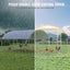 Large Metal Chicken Coop, 10x20x6.5FT Dome Chicken Runs for Yard with Cover, Walk in Chicken Coop with Roosting Perch