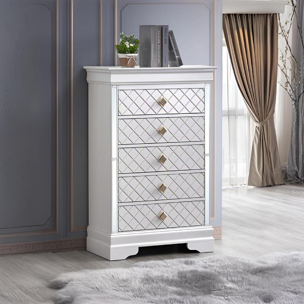 SunJet Verona G6735-N Nightstand  Pearl White