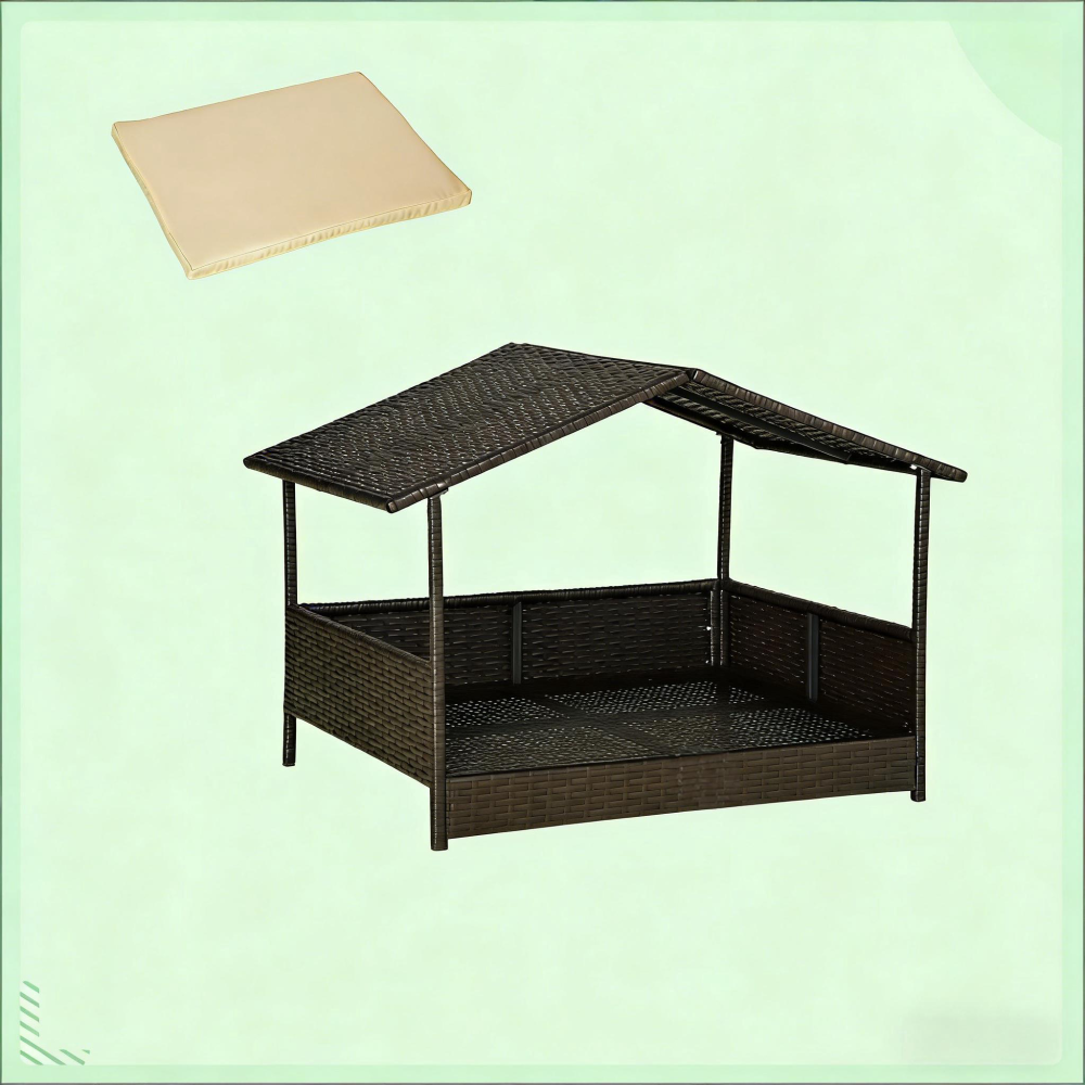 Pet Bed,Rattan Dog House