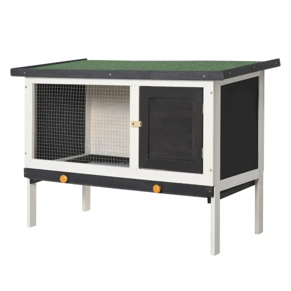 Bunny Cage,Spacious Pet House,Wood Rabbit Hutch