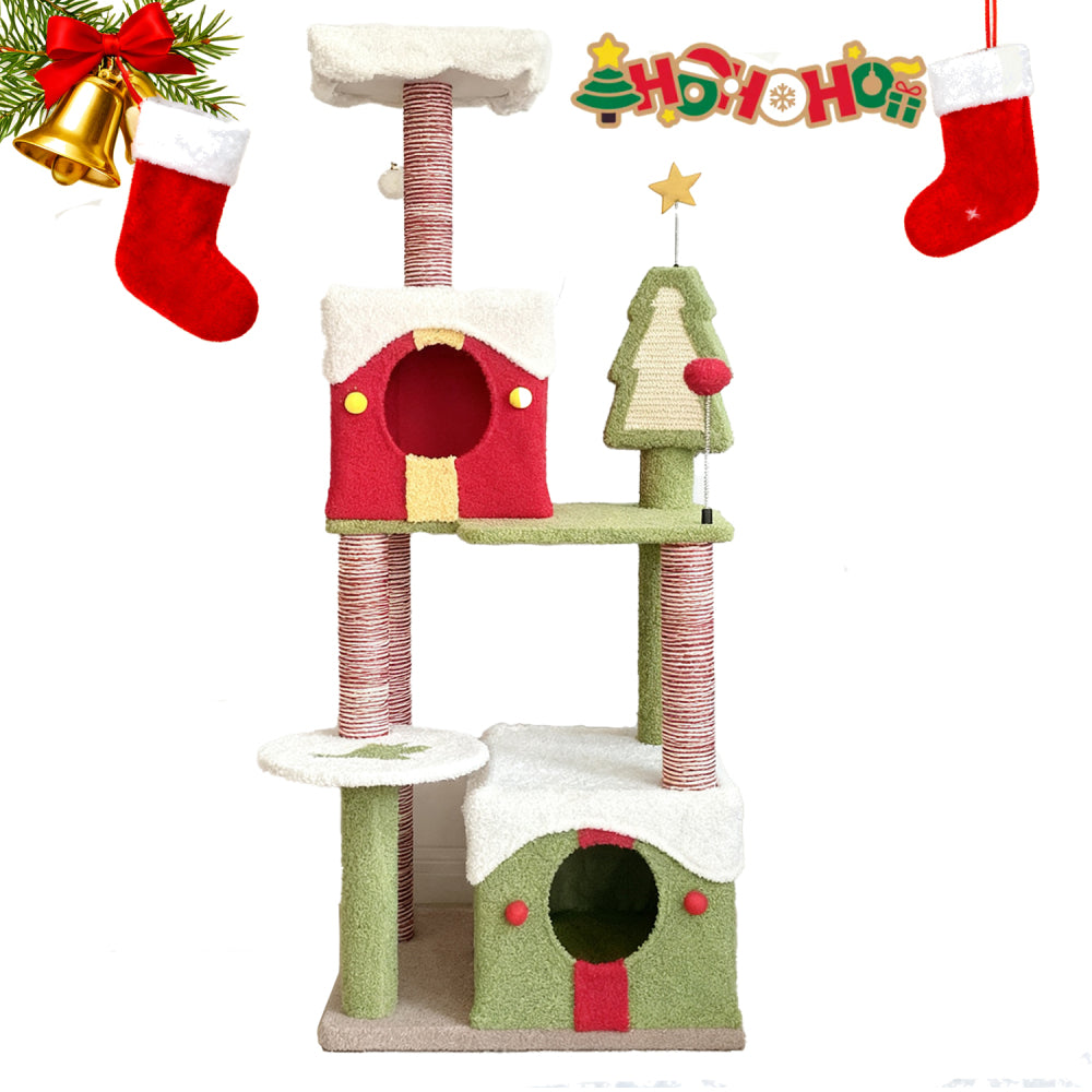 CY14 Christmas Cat tree