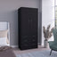 Taly double door armoire black