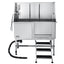 50 Inch Dog Grooming Bath Tub Stainless Steel w Stairs Water Filter