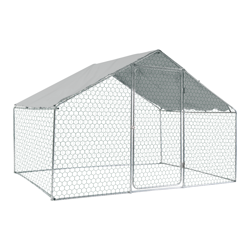 XPT033 Outdoor chicken coop metal big space 10*6*6FT