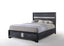 Black Queen Bed with Storage
