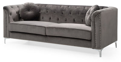 Elegant Contemporary Dark Gray Sofa