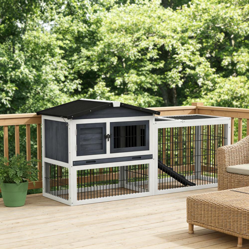 Outdoor Pet House,Rabbit Hutch,Small Animal Hutch Cage