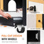 Cat Litter Box Enclosure, Hidden Cat Washroom, Kitty End Table, Litter cabinet with sisal door,Black