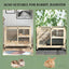 Bunny Cage,Small Rabbit Hutch,Spacious Pet House
