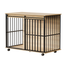 Dog Crate Furniture , Large Dog Cage Furniture with Tray for Medium Large Dogs, Wooden Dog Kennel Furniture