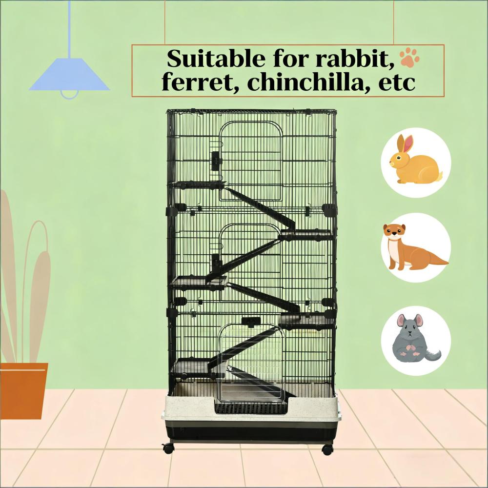 Small Animal Rabbit Cage,Spacious Pet House
