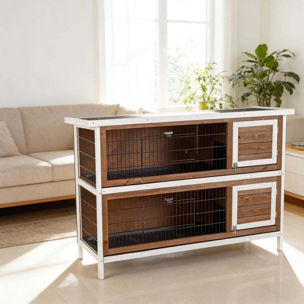 Pet House,2-Story Large Rabbit Hutch