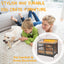 Multi-function Furniture Style Dog Crates with Storage, Dog Crate Furniture Large Wooden Dog Kennel with Double Doors, for Large/Medium Dog Indoor, Brown