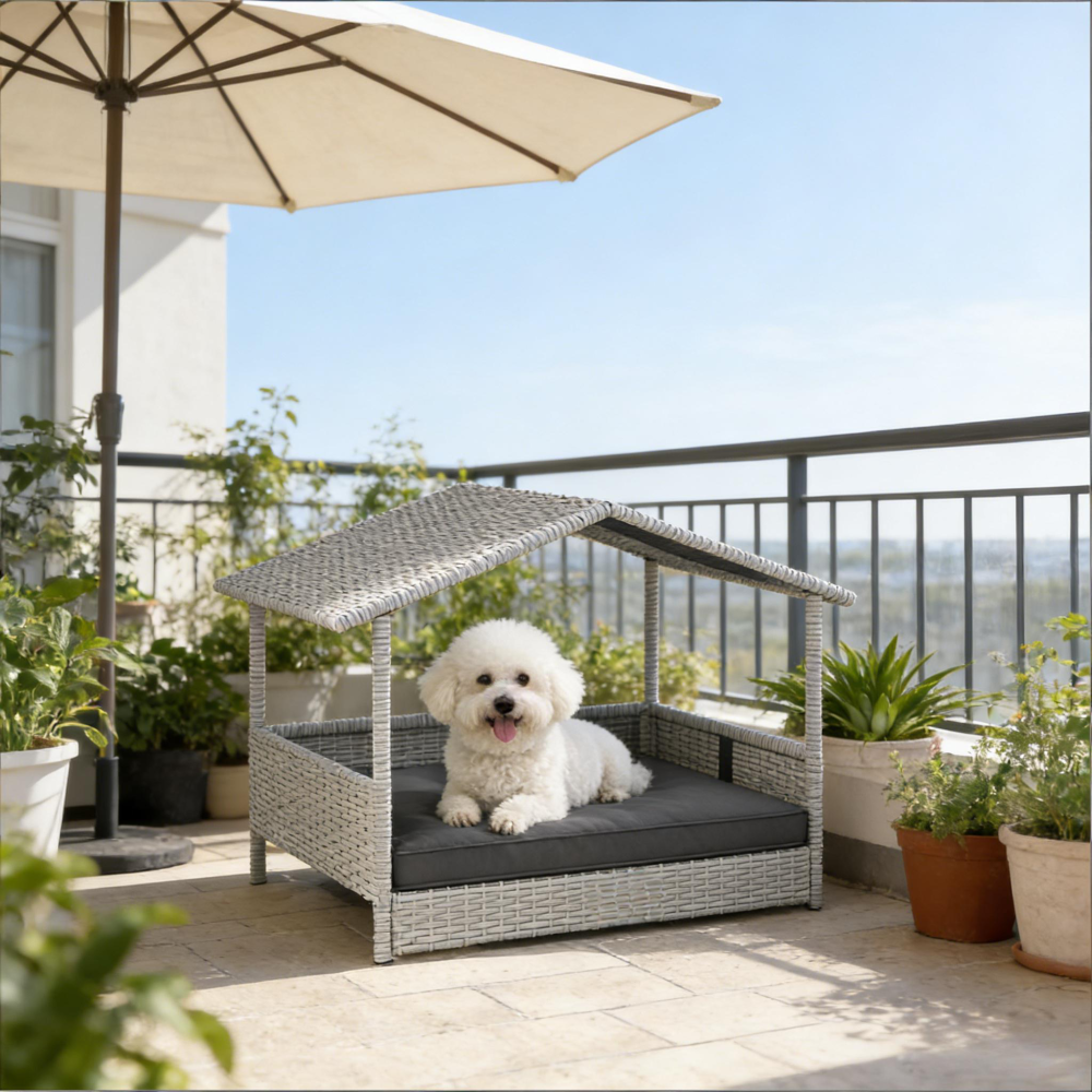 Pet Bed,Rattan Dog House
