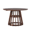 48' Round Solid Wood Dining Table with Pedestal Base by Walker Edison