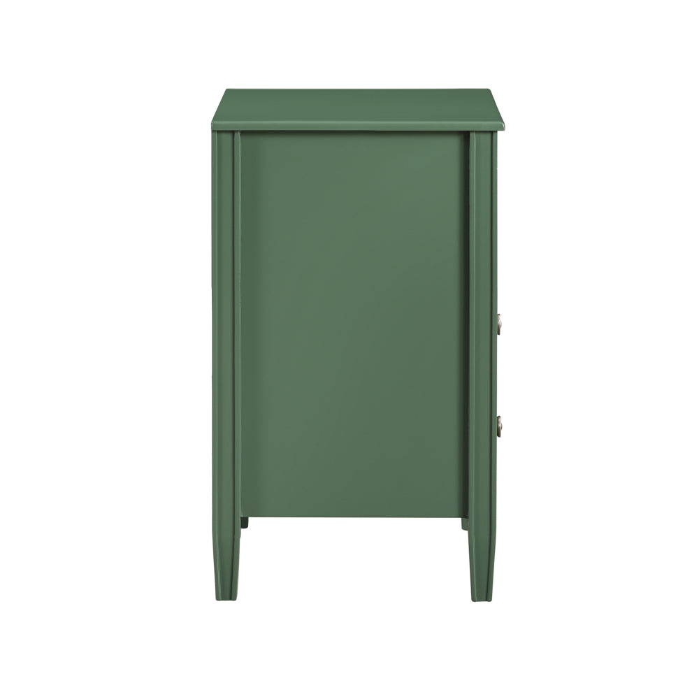SunJet Winston 2-drawer storage Nightstand - Vintage Green