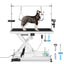 Update electric pet grooming table, 110V/220V professional groomer recommend super Deluxe electric pet grooming table, height adjust from 8 up to 36inch WHITE COLOR