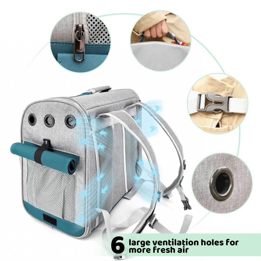 Stylish And Spacious Foldable Soft Pet Carrier For Dogs And Cats