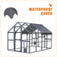 Outdoor Chicken Coop Enclosures 110" Large Kitten Playpen ,Upgrade Waterproof Cover-GREY