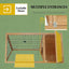 A-Frame Wooden Pet House,Small Animal Cage Rabbit Hutch