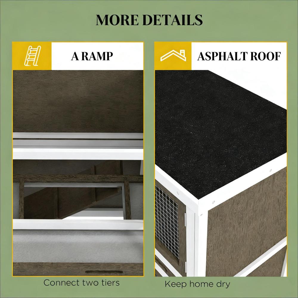 Pet House,Wooden Small Animal Cage