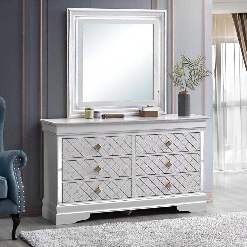 SunJet Verona G6735-N Nightstand  Pearl White
