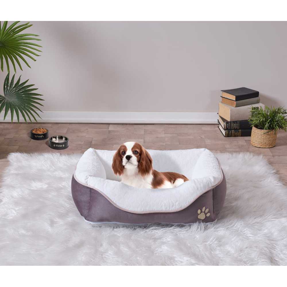 Lina Pet Bed, Anthracite Pet Bed , Medium Size 17'' x 23''