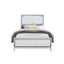 ALMERA GLITTER WHITE FULL BED