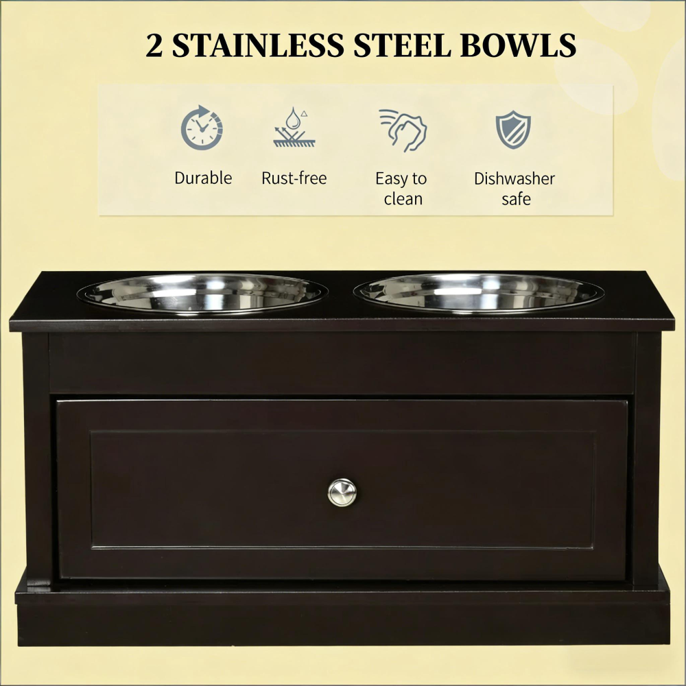 Pet Food Bowl Dog Feeding Station,Large Elevated Dog Bowls