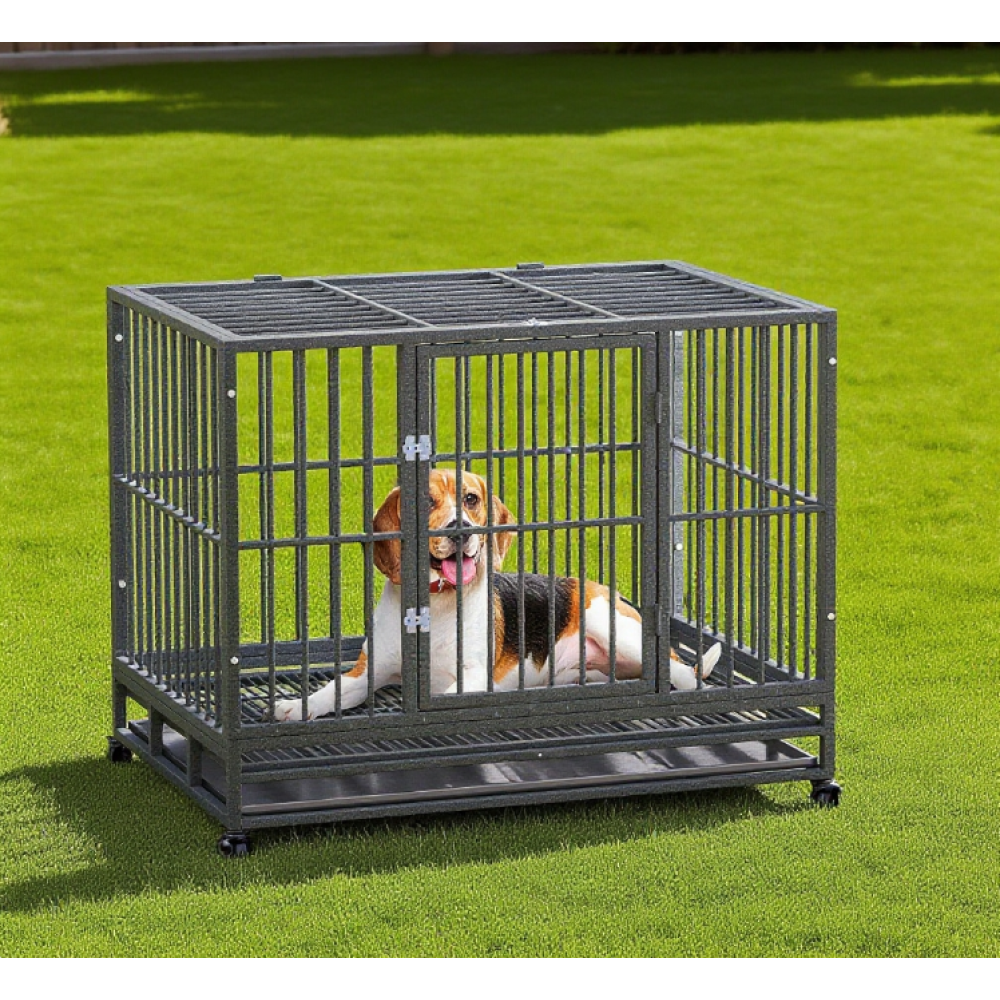Heavy Duty Dog Crate Metal Cage Kennel