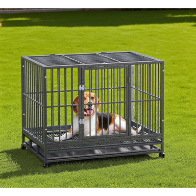 Heavy Duty Dog Crate Metal Cage Kennel