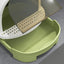 Green  Cat Litter Box with Lid, Scoop, Deodorizing Bags