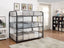 Cairo Sandy Black Finish Triple Full Bunk Bed