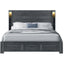 AYA DARK GREY KING BED