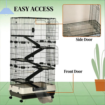 Small Animal Rabbit Cage,Spacious Pet House