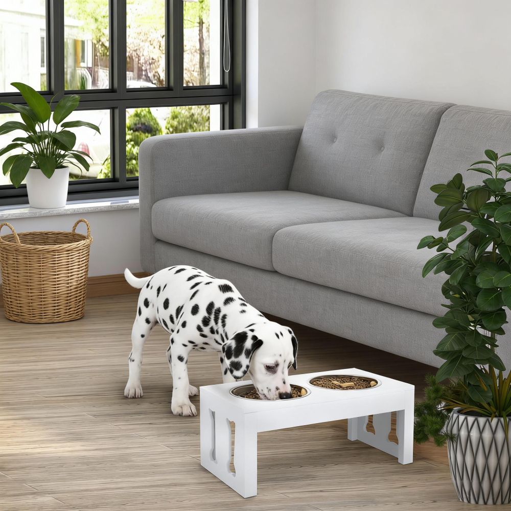 Dog Bowls Stand,Elevated Feeding Station,Pet Food Bowl Stand
