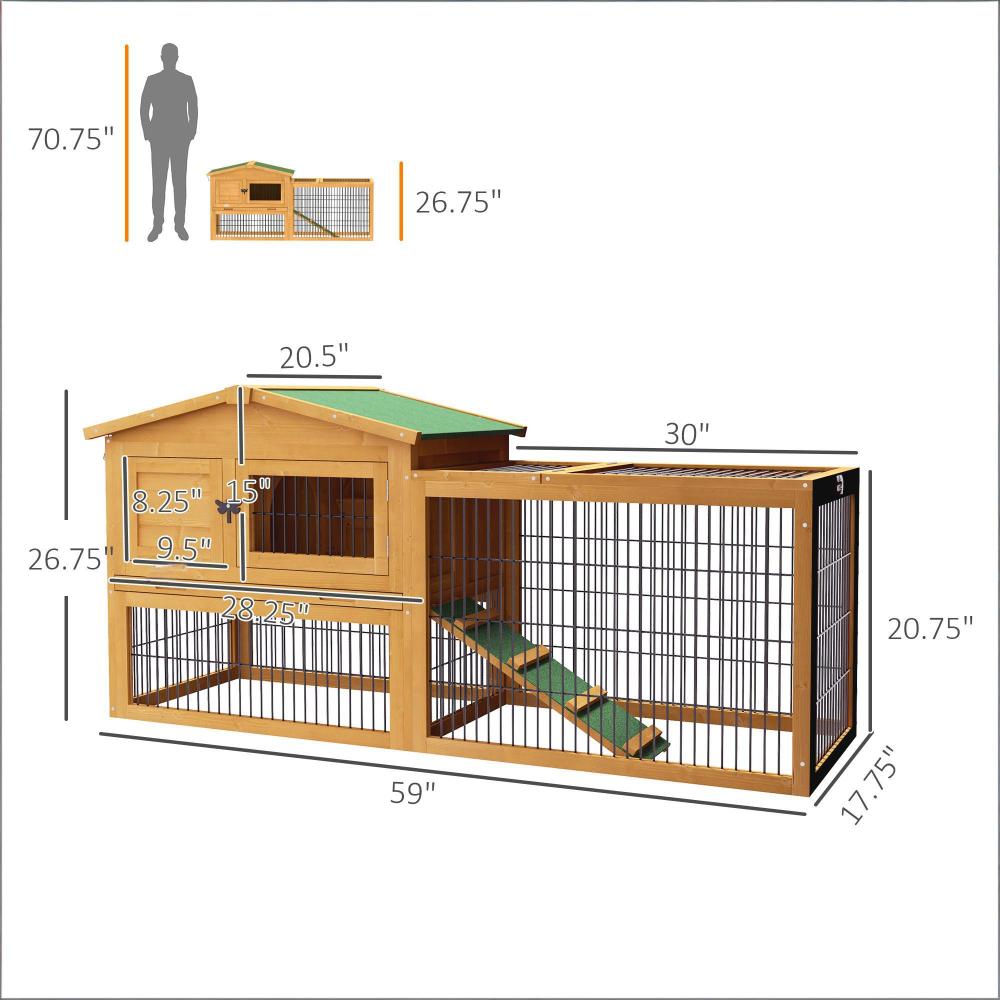Outdoor Pet House,Rabbit Hutch