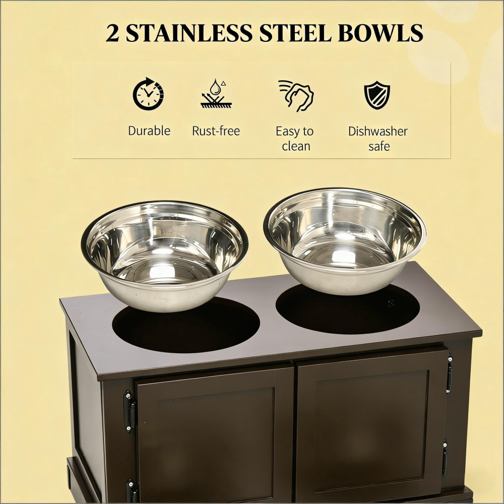 Pet Feeder Stand,Elevated Dog Bowls