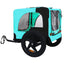 Pet Bike Trailer Dog Cart for Bicycle,Suitable for Small and Medium Pets, Easy Folding Cart Frame, Quick Release Wheel, Non-Slip Floor, Internal Leash