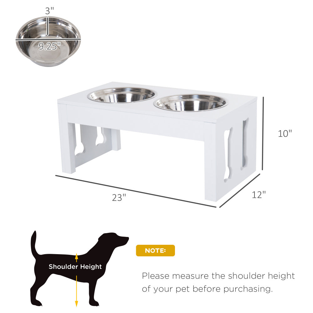 Elevated Feeding Station,Raised Dog Bowls Stand,Pet Food Bowl Stand