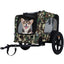 Pet Bike Trailer Dog Cart for Bicycle,Suitable for Small and Medium Pets, Easy Folding Cart Frame, Quick Release Wheel, Non-Slip Floor, Internal Leash