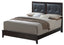 Charming Espresso Bed With Transitional Design