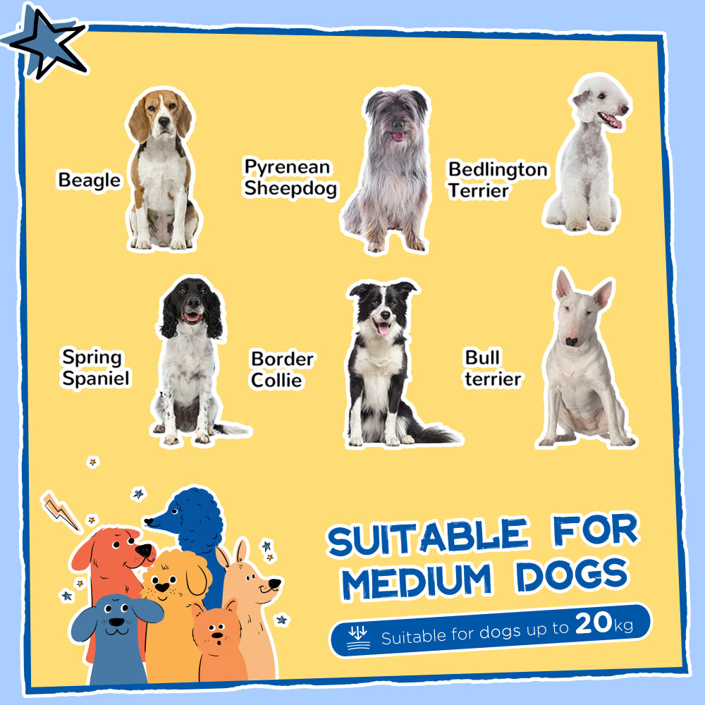 PawHut Outside Cabin-Style Wooden Dog House for Large Dogs with Openable Roof & Giant Window, Outdoor & Indoor Big Dog House, Asphalt Roof, Yellow