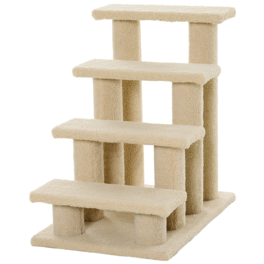 Cat Tree Multi-Level Carpeted Cat Scratching Post Pet Stairs
