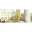 71 inch flower cat tree with large condo removable flower cushion and hammock yellow