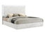 Manhattan Queen Bed ¨C Contemporary Geometric Design with LED Lighting & High-Gloss Lacquer Finish, Durable Minimalist Style for Modern Bedrooms