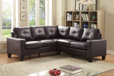 Glory Furniture Newbury G464B-SC Sectional???? , DARK BROWN
