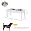 Pet Feeder Stand,Wooden Dog Food Bowls Stand