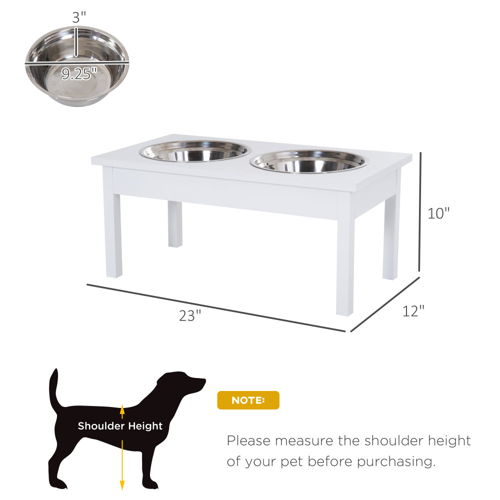 Pet Feeder Stand,Wooden Dog Food Bowls Stand